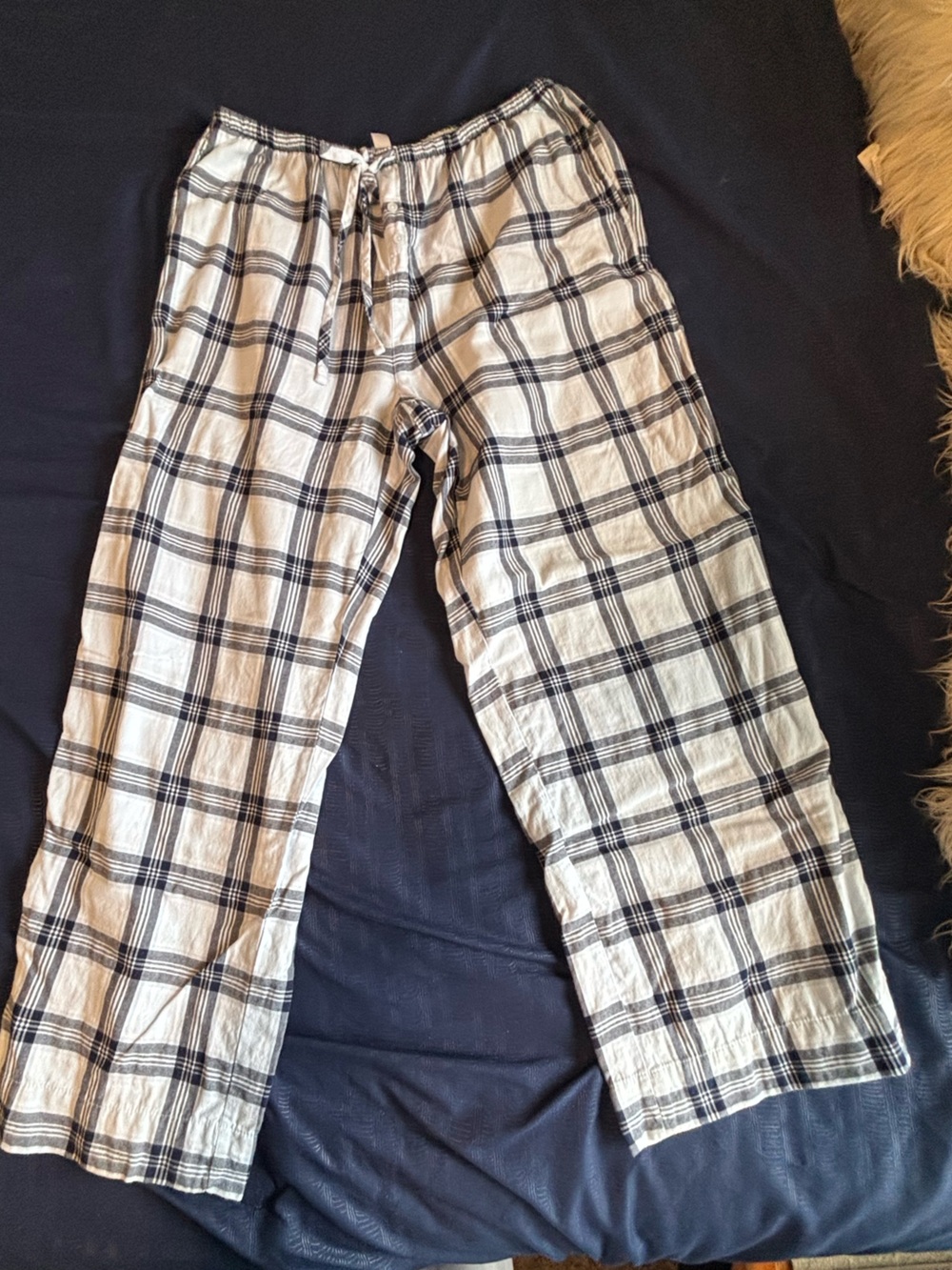 wild fable Black and Cream Plaid Pants